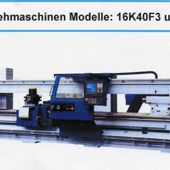 STANKO-CNC-Drehmaschine Modell: 1M63F3 und 16K40F3